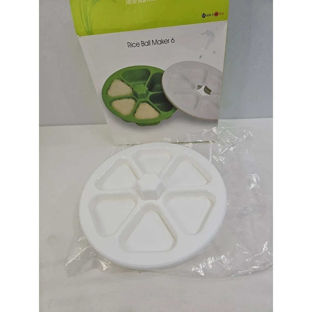 6 in 1 Nori Mold, Triangular Sushi Mold, Rice Ball Maker Mold, Musubi Press